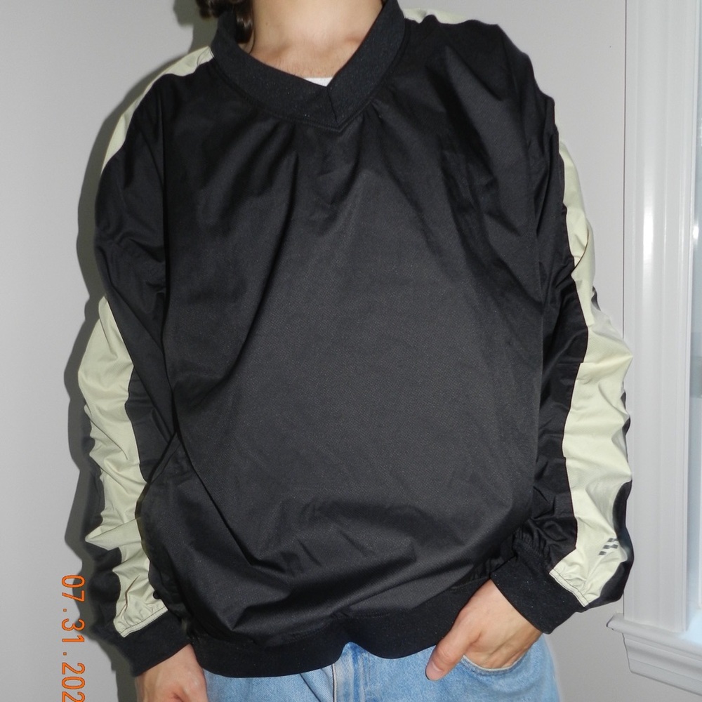 Vintage Pullover Reversible Windbreaker Crewneck